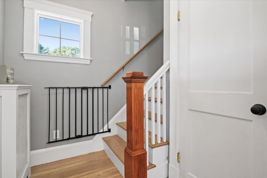 35 Clinton Road Weymouth, MA 02189 - Photo 20 of 37 a view of staircase with railing and a window