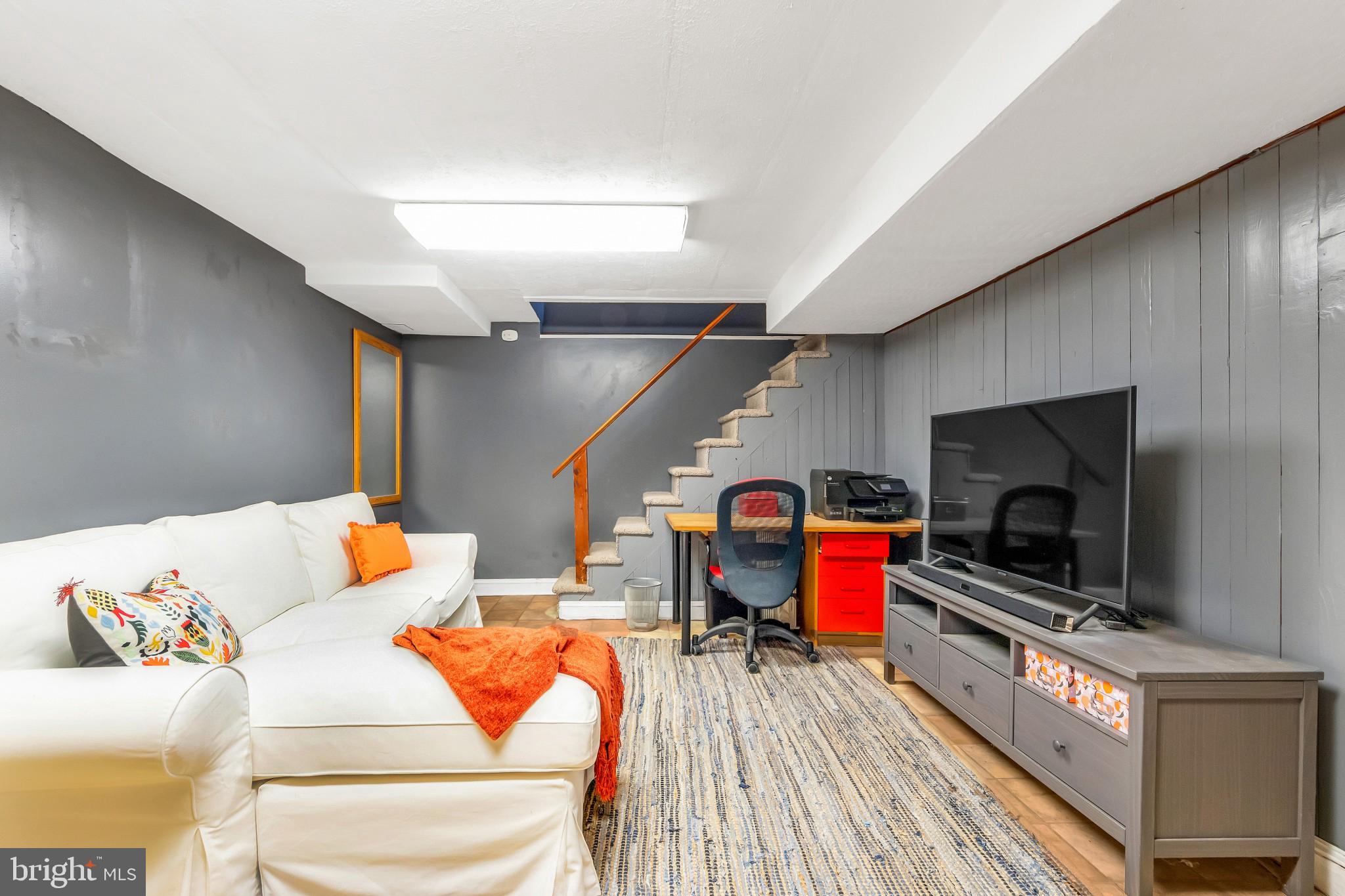117 Dewey Road Cheltenham, PA 19012 - Photo 21 of 27 Partially finished basement