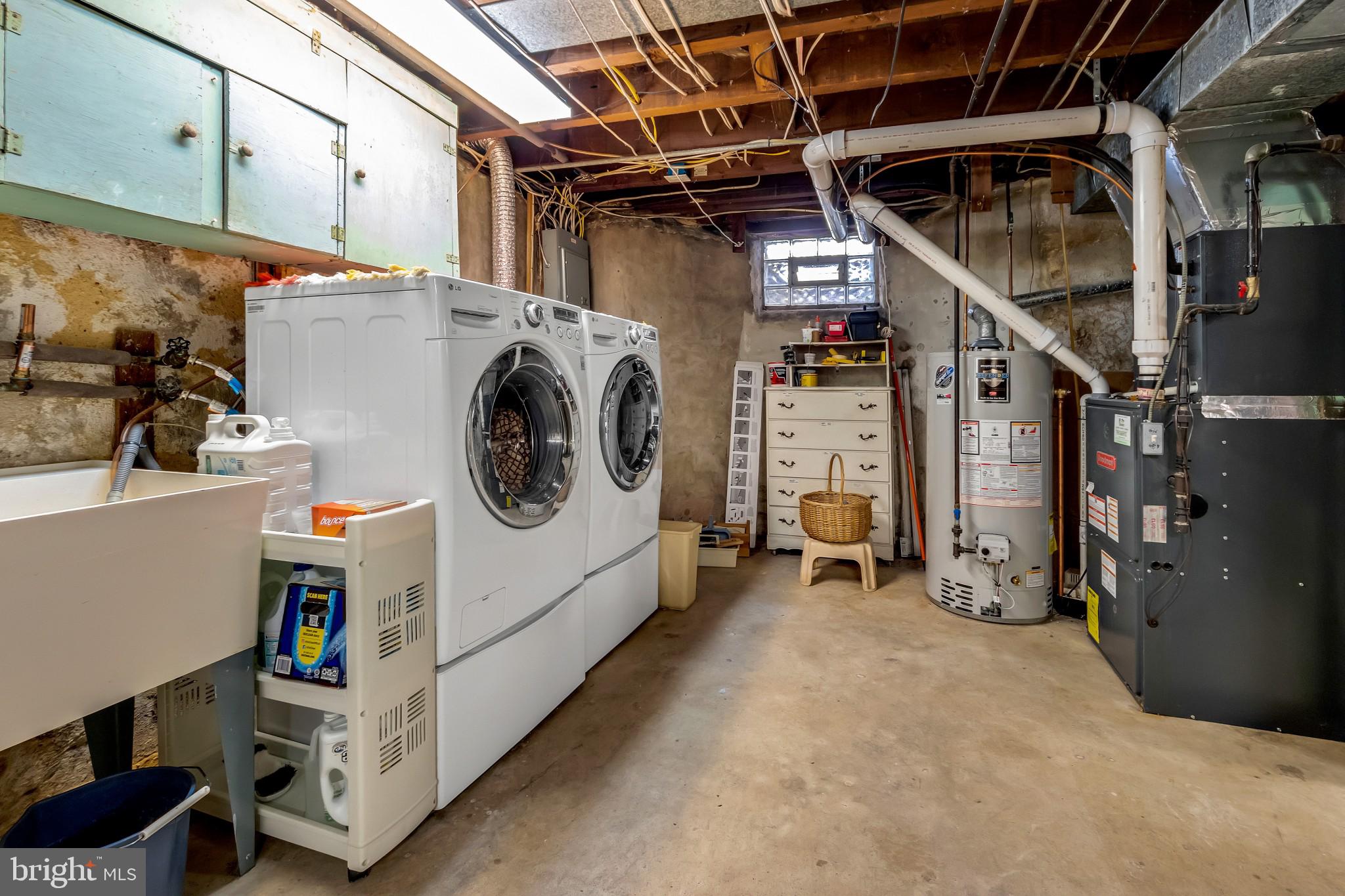 117 Dewey Road Cheltenham, PA 19012 - Photo 23 of 27 Washer/dryer area in basement