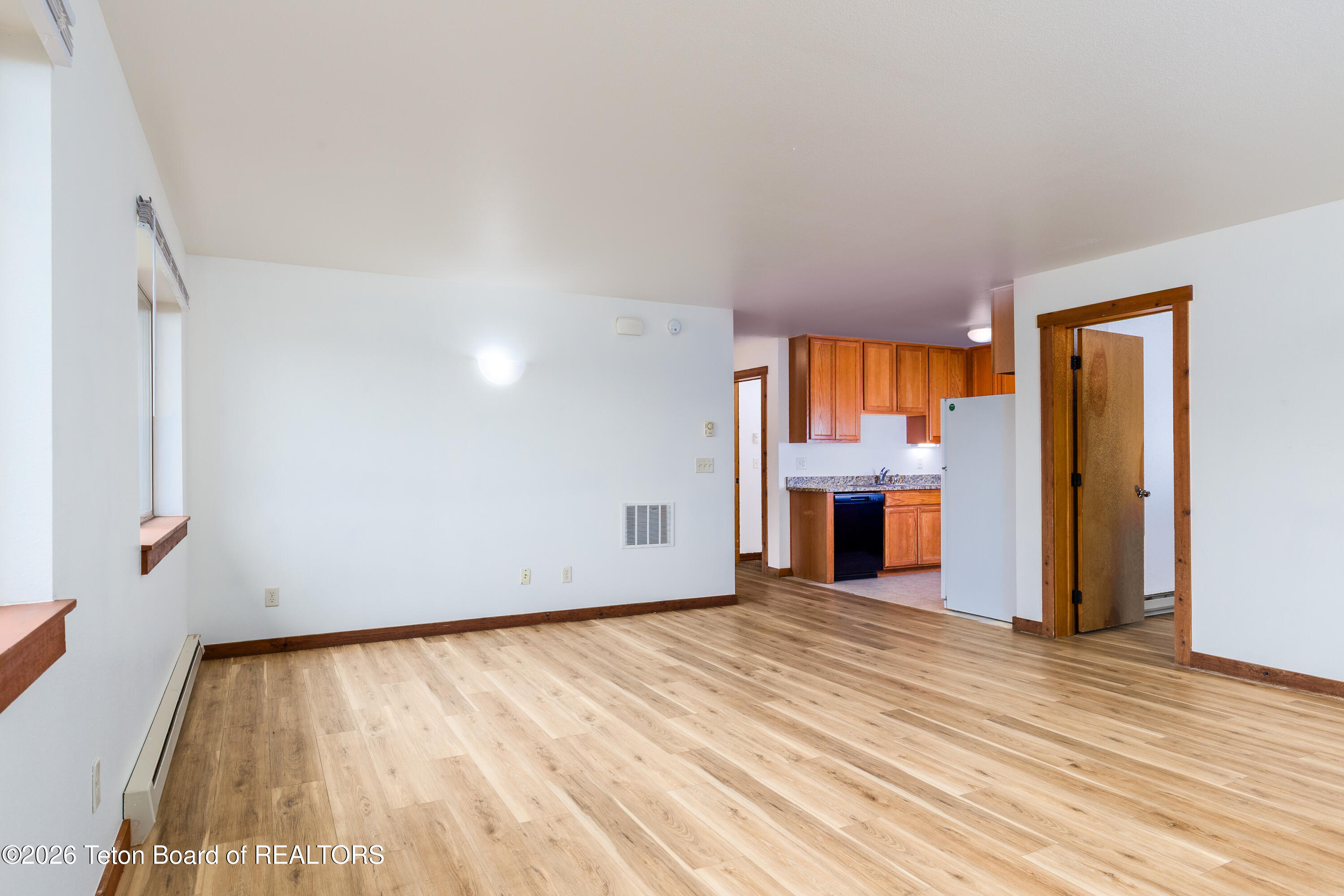 227 Lakewood Road, Unit 2 Victor, ID 83455 - Photo 5 of 21 Living and kitchen