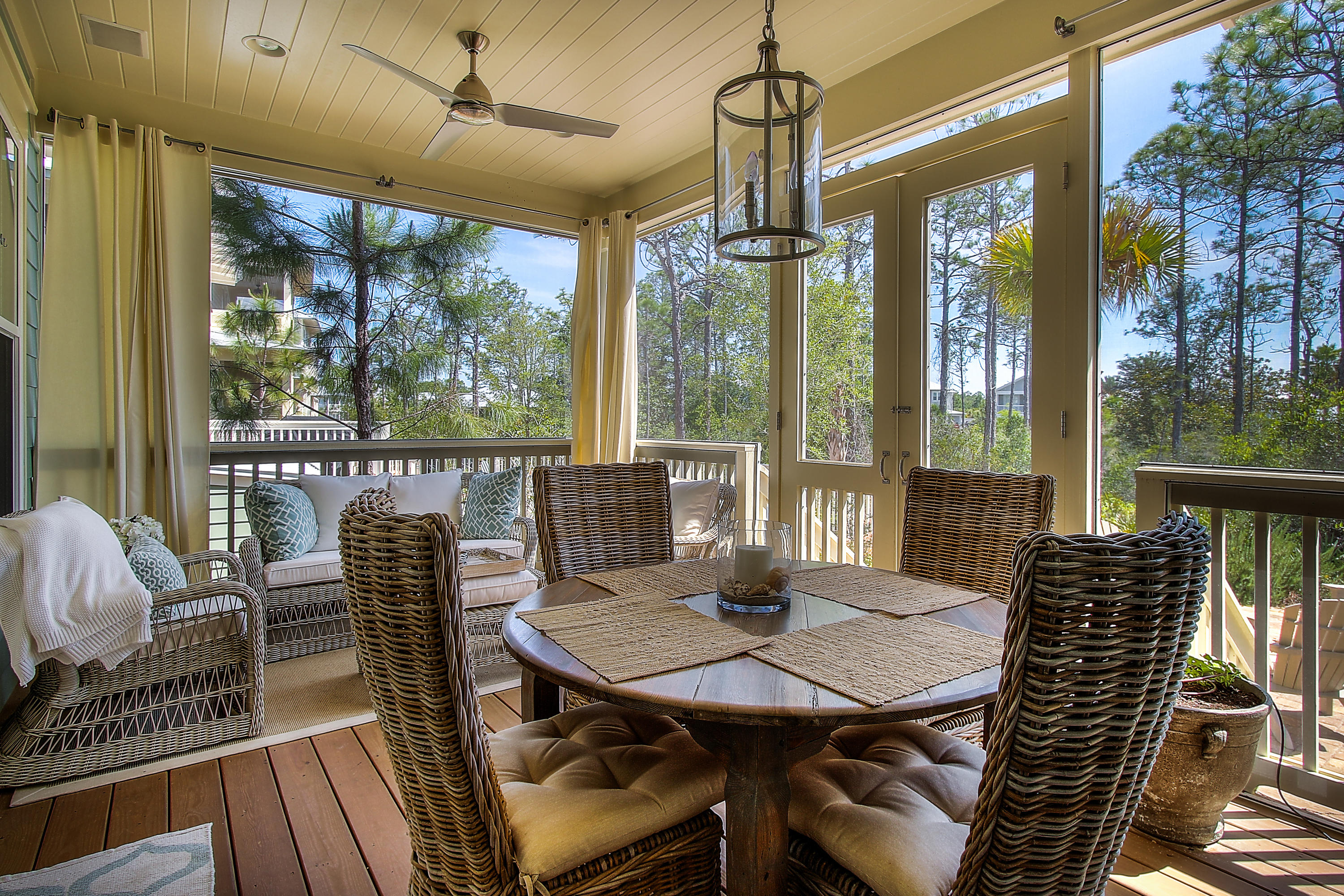 65 Flatwoods Forest Loop Santa Rosa Beach, FL 32459 - Photo 21 of 51 a view of a dining room with furniture window and outside view