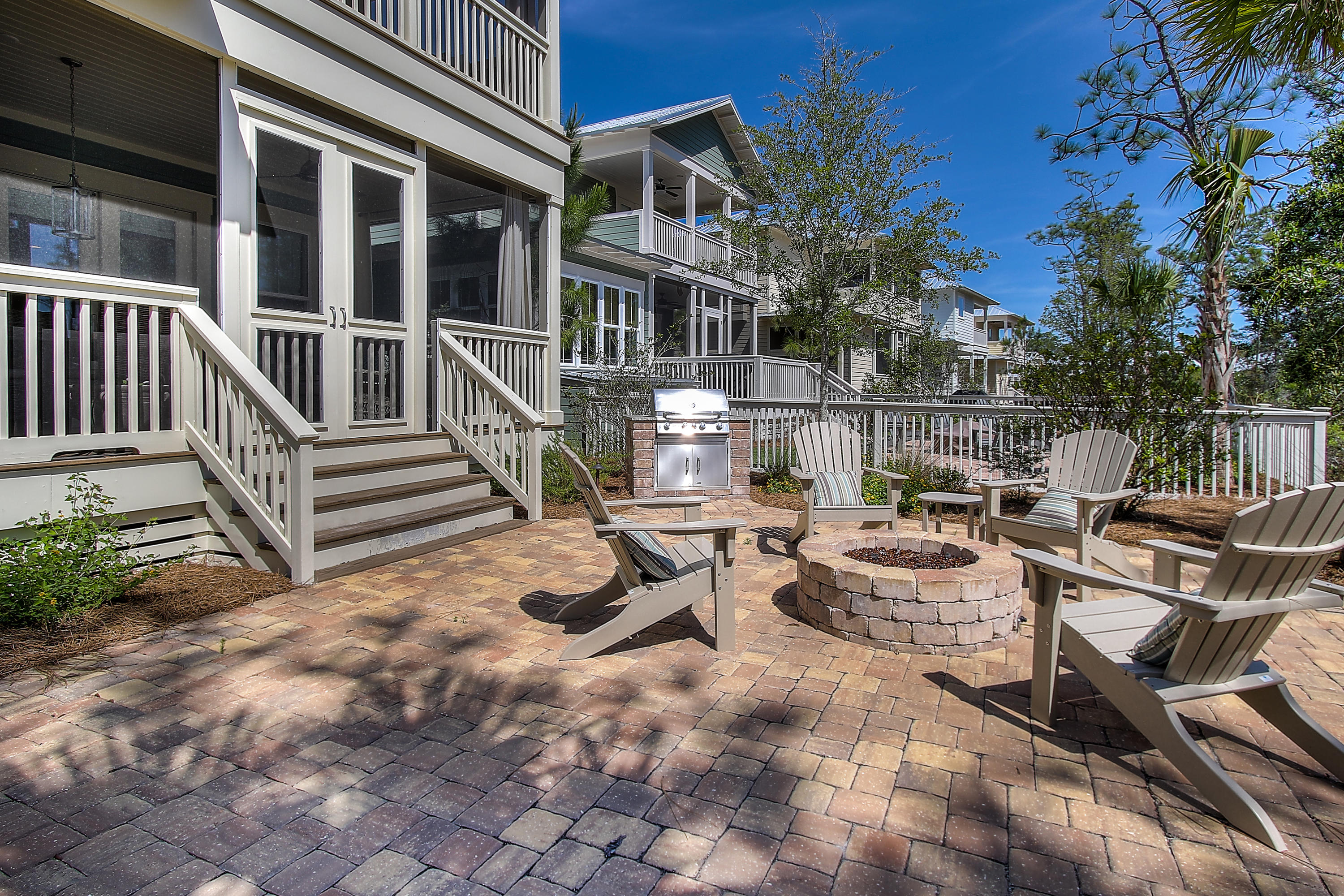 65 Flatwoods Forest Loop Santa Rosa Beach, FL 32459 - Photo 22 of 51 a view of a patio with iron fence