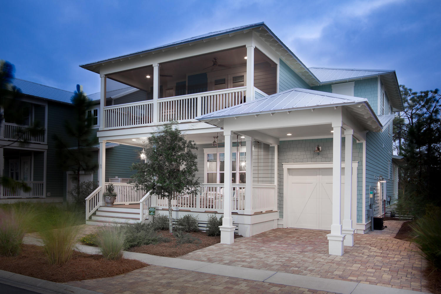 65 Flatwoods Forest Loop Santa Rosa Beach, FL 32459 - Photo 39 of 51 a front view of a house with garden