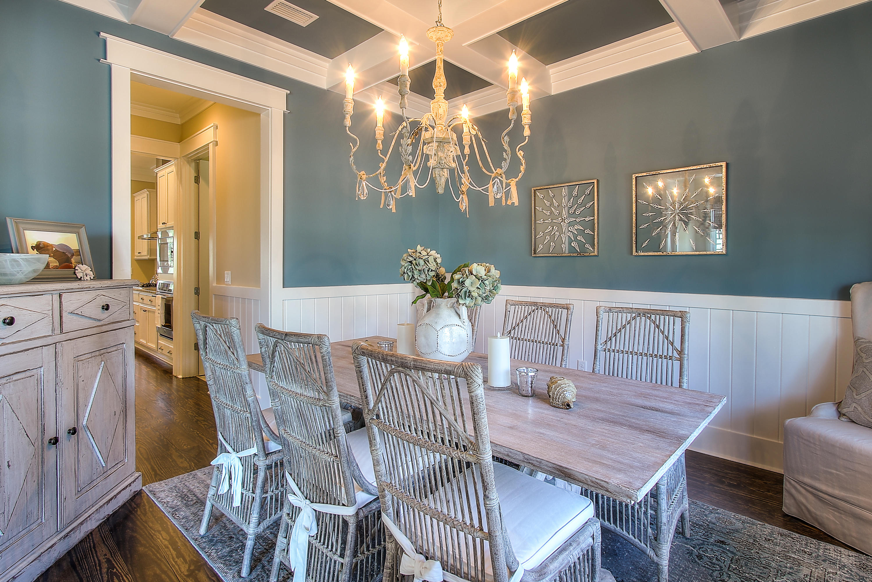 65 Flatwoods Forest Loop Santa Rosa Beach, FL 32459 - Photo 8 of 51 a view of a dining room with furniture and chandelier