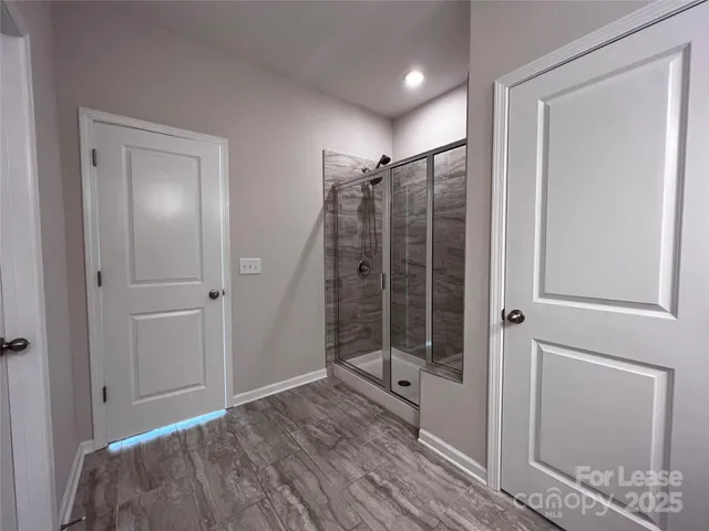 a view of bathroom with shower