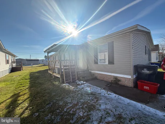 a backyard of a house