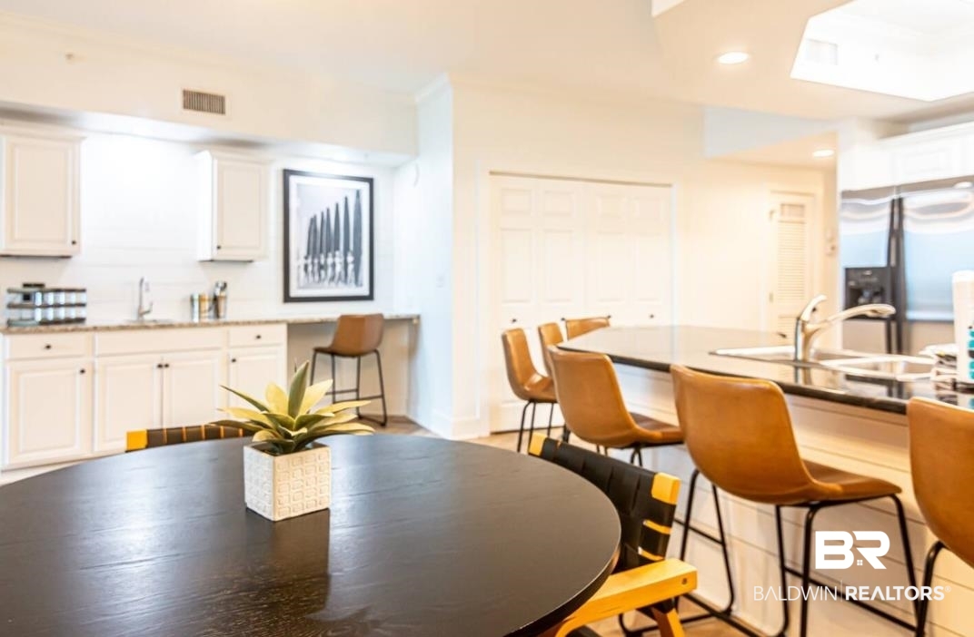 27800 Canal Road, Unit 212 Orange Beach, AL 36561 - Photo 19 of 43 Dining space with light wood-style flooring, visible vents, and recessed lighting