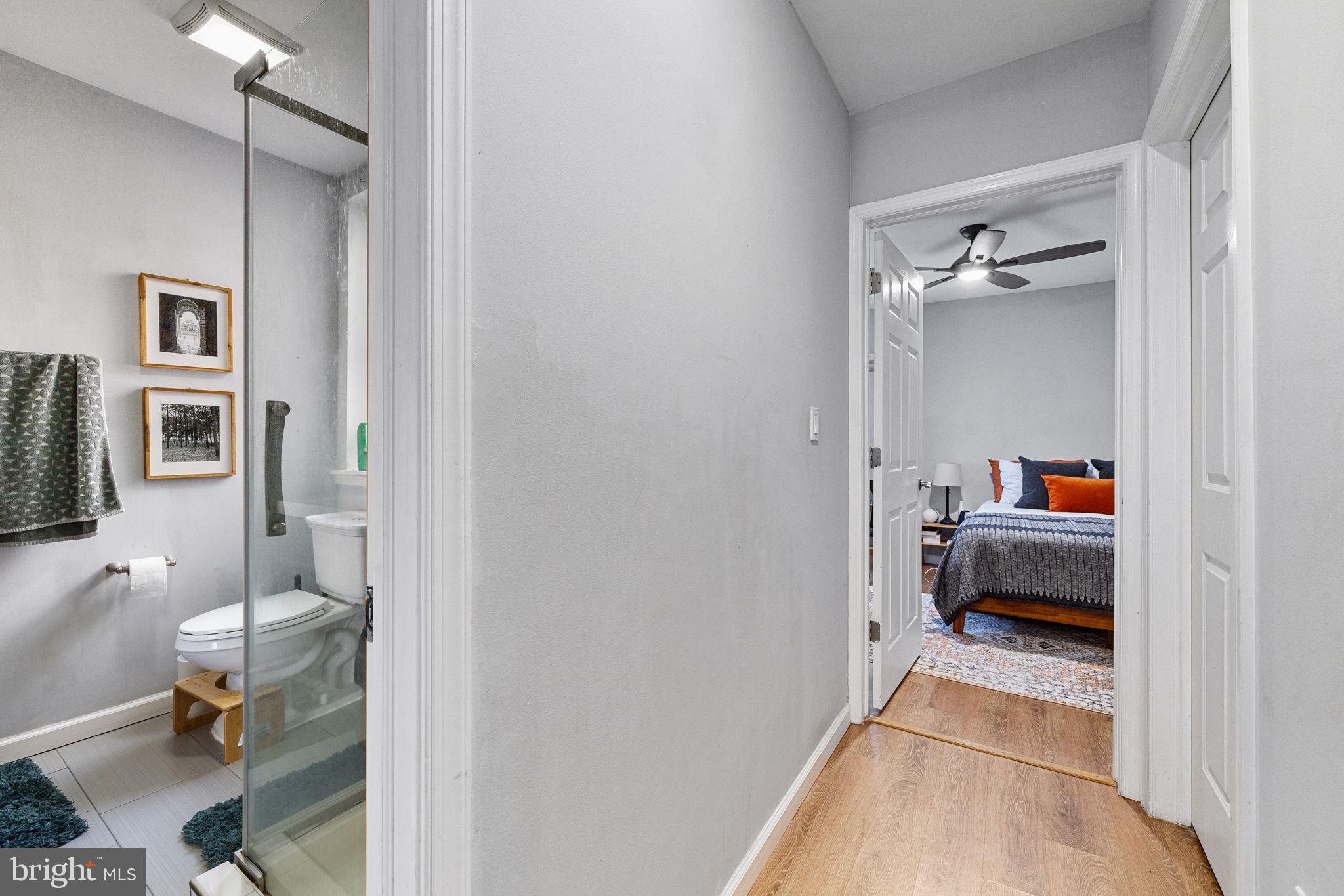 744 South 19th Street Philadelphia, PA 19146 - Photo 25 of 29 a view of a bedroom from a hallway