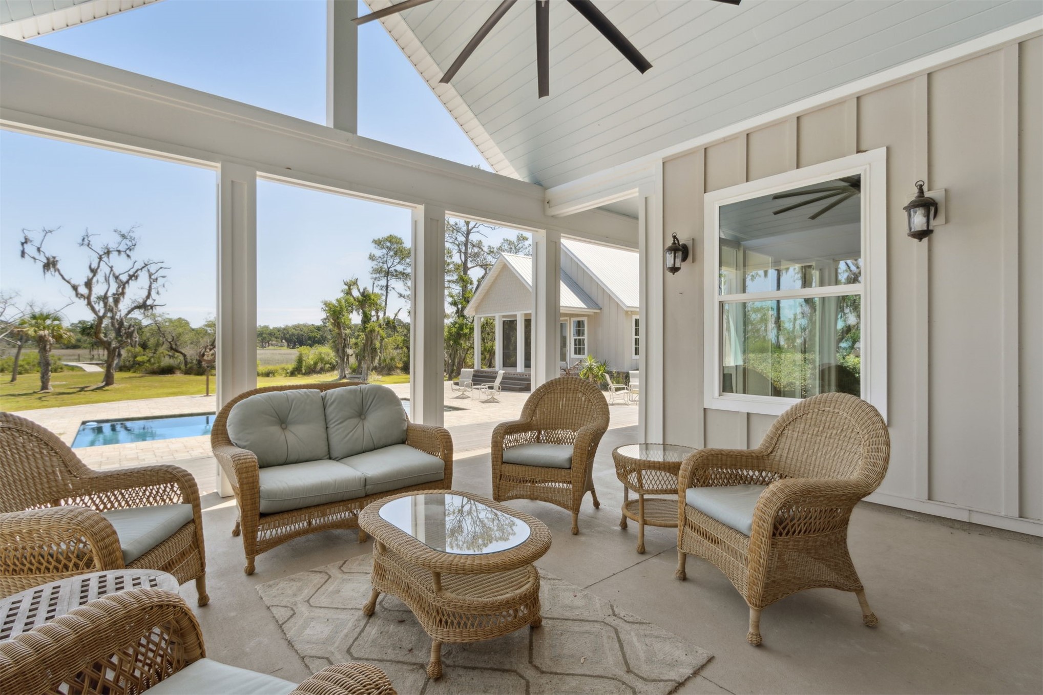 1900 Sycamore Lane Fernandina Beach, FL 32034 - Photo 27 of 54 a living room with furniture and a large window