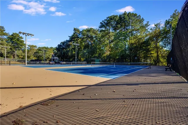 an aerial view of swimming pool patio swimming pool and outdoor seating