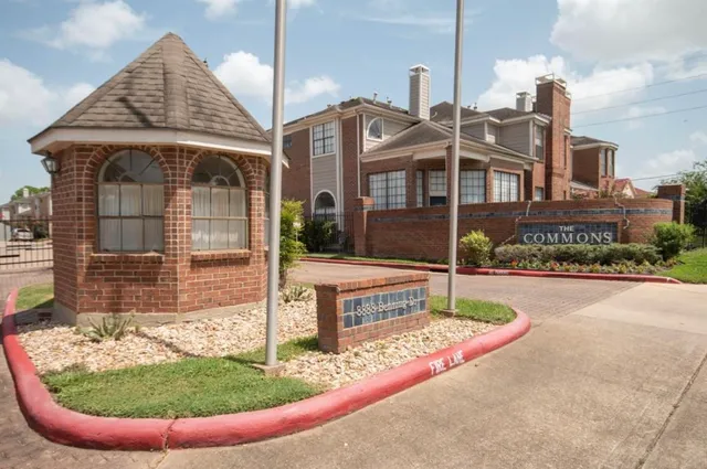 a front view of a house with entertaining space