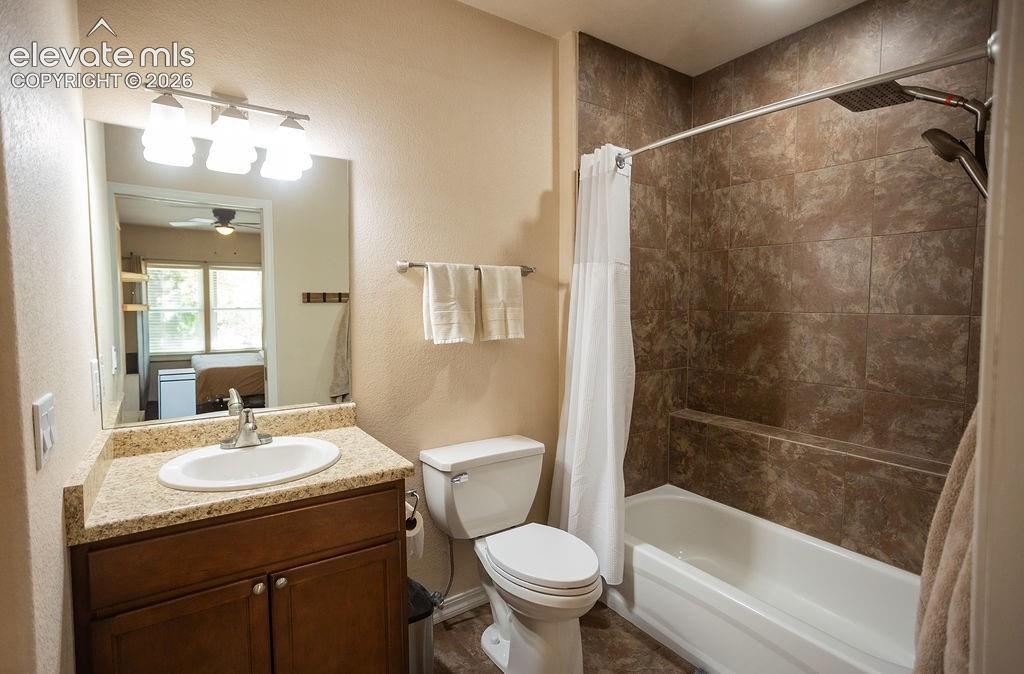 45 Valley Circle Divide, CO 80814 - Photo 20 of 42 a bathroom with a sink toilet and shower