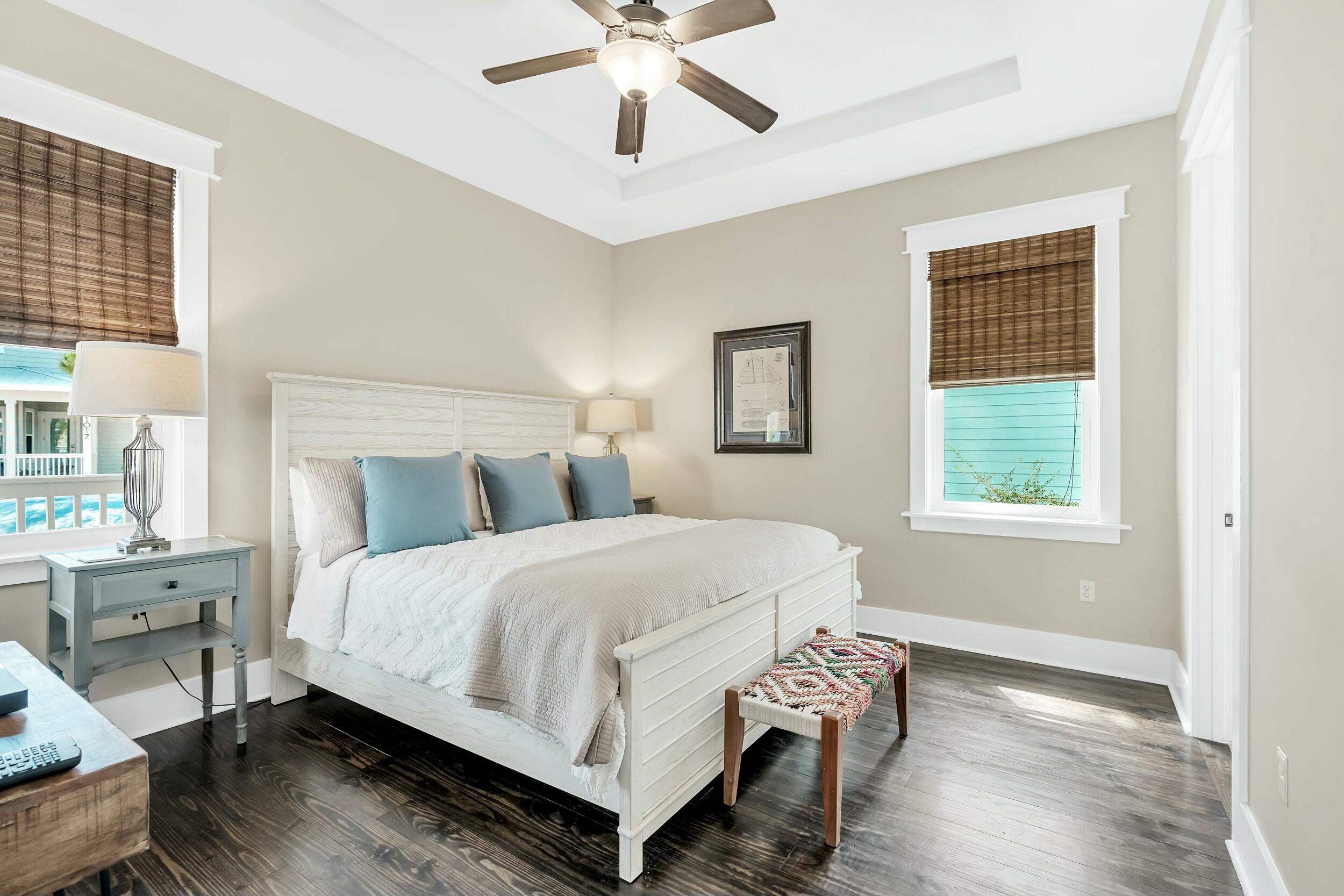 673 Flatwoods Forest Loop Santa Rosa Beach, FL 32459 - Photo 11 of 41 a bedroom with a bed and a window