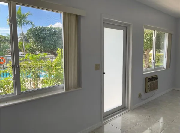 a view of a from a window