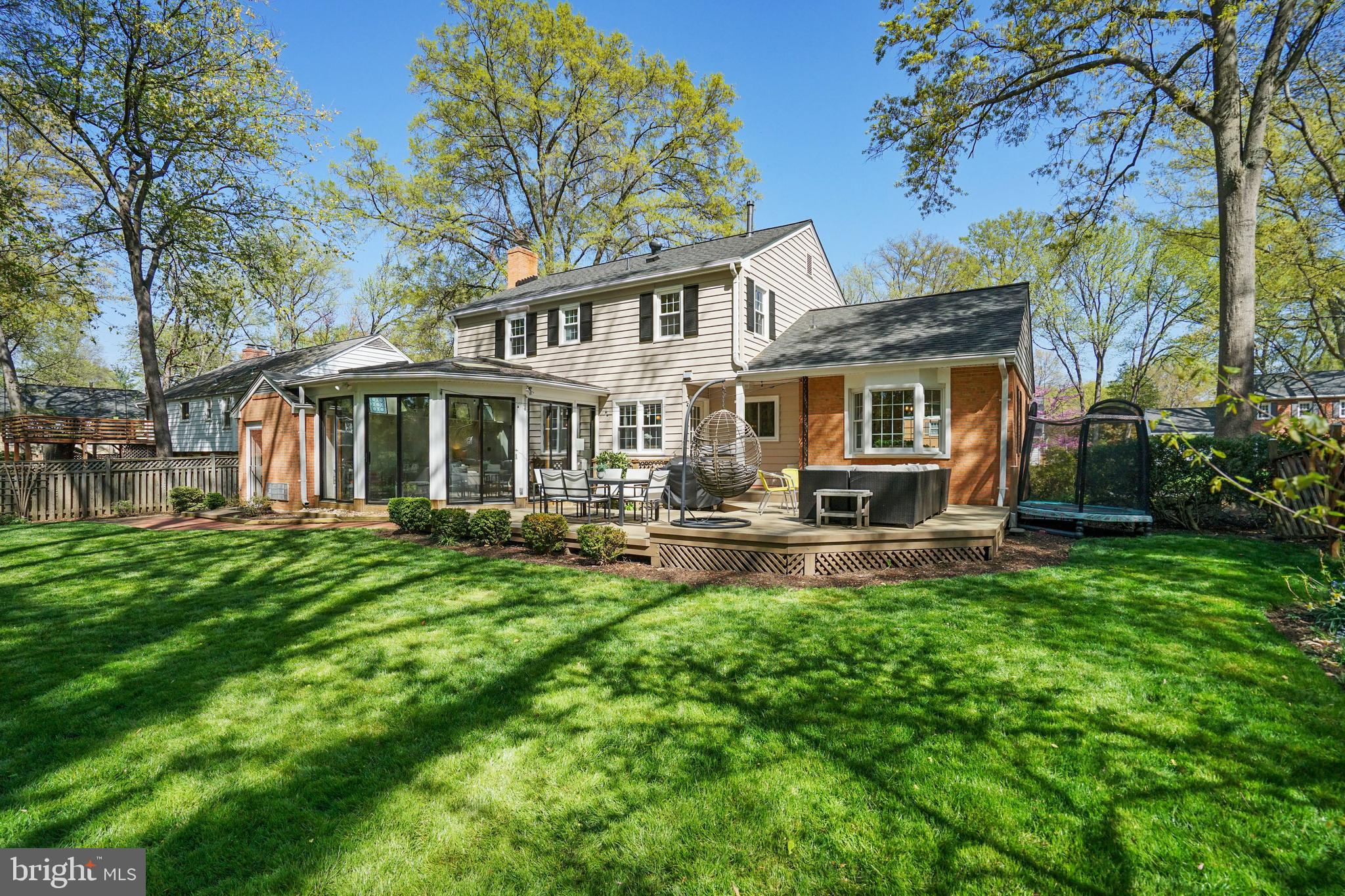 8504 Stable Drive Alexandria, VA 22308 - Photo 38 of 53 Gorgeous rear garden facing woods!