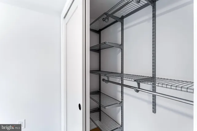a view of walk in closet