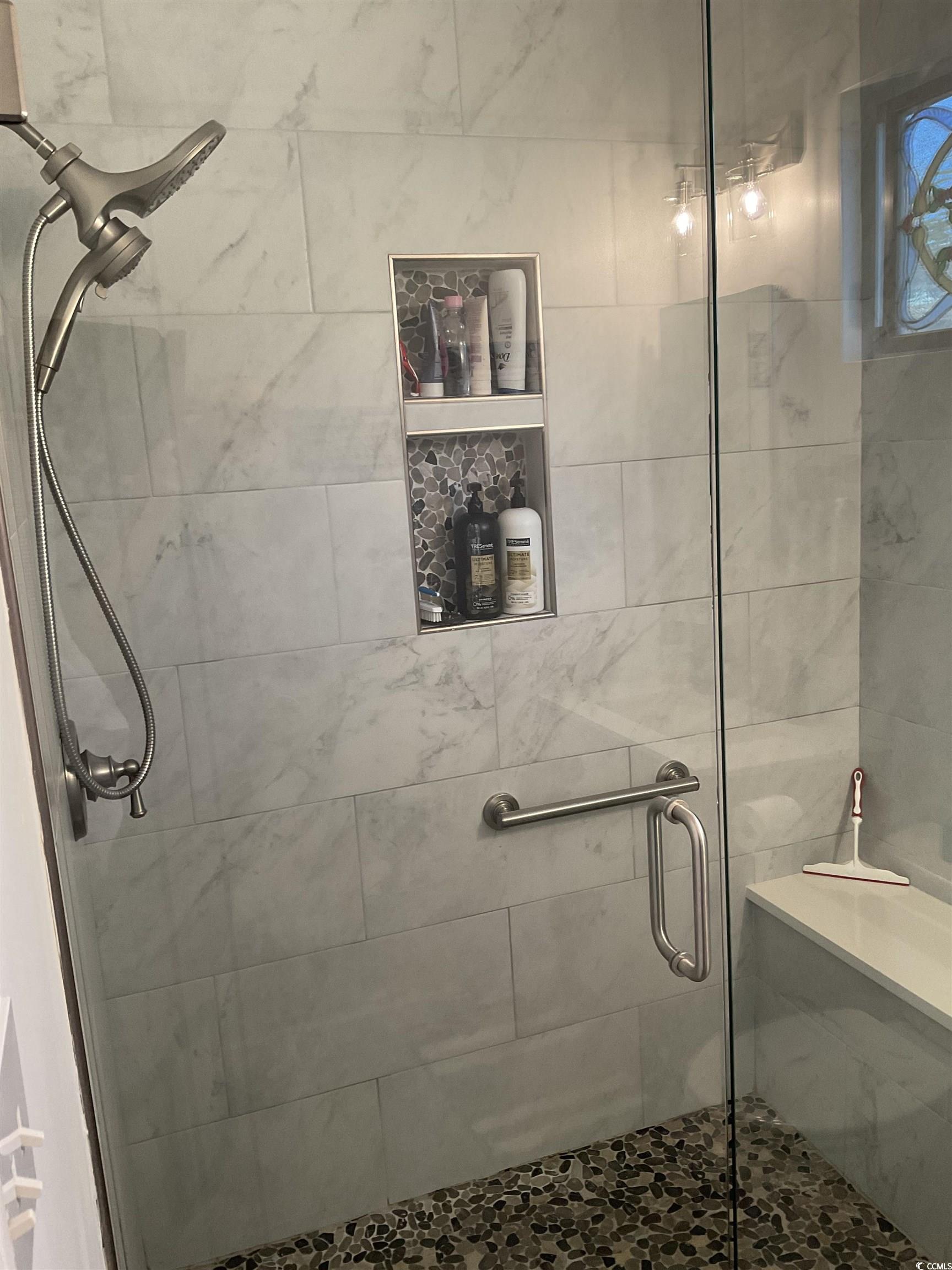 804 Brenda Place Myrtle Beach, SC 29577 - Photo 25 of 39 Bathroom featuring walk in shower