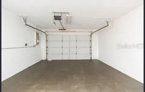 a view of a room with rack on the wall