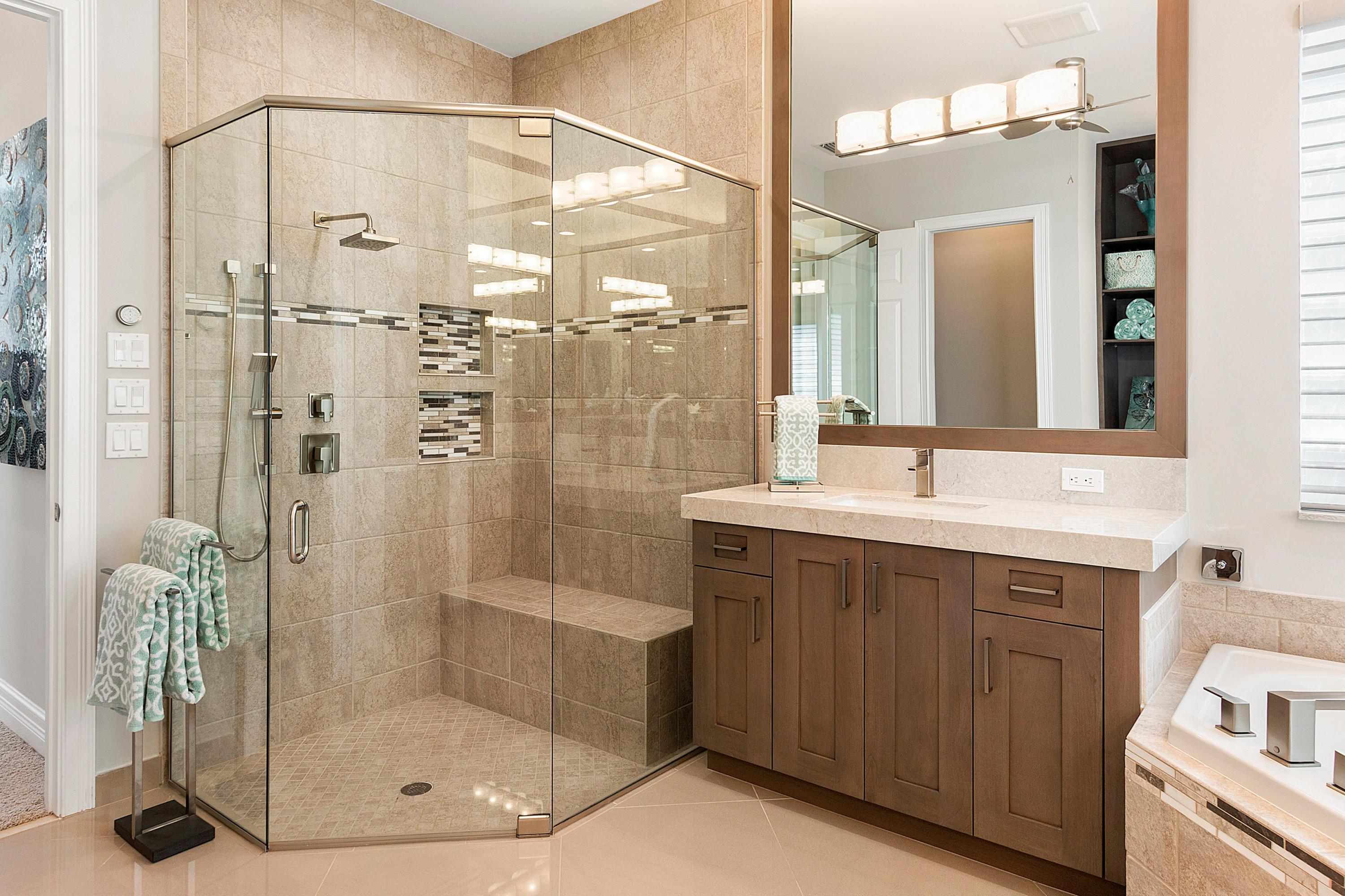 9523 Eden Roc Court Delray Beach, FL 33446 - Photo 22 of 74 Walk-in Shower