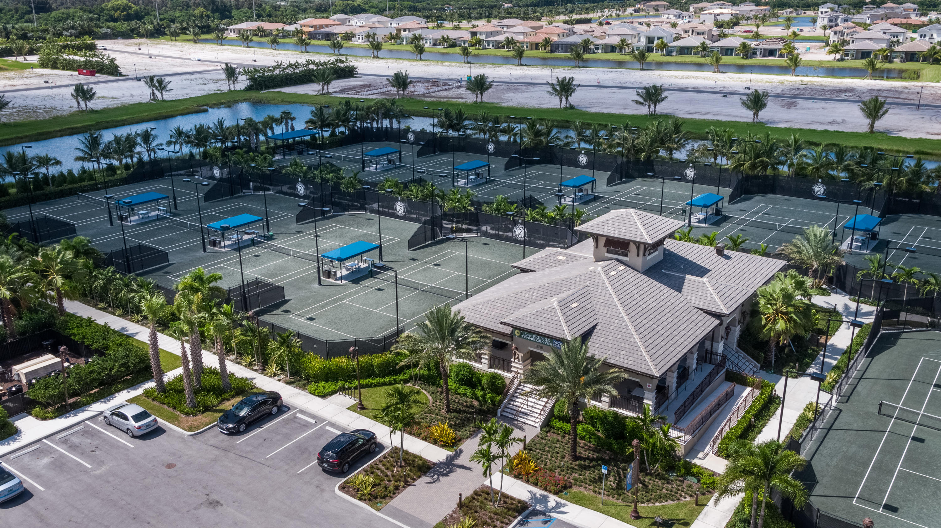 9523 Eden Roc Court Delray Beach, FL 33446 - Photo 70 of 74 Aerial of Tennis Center