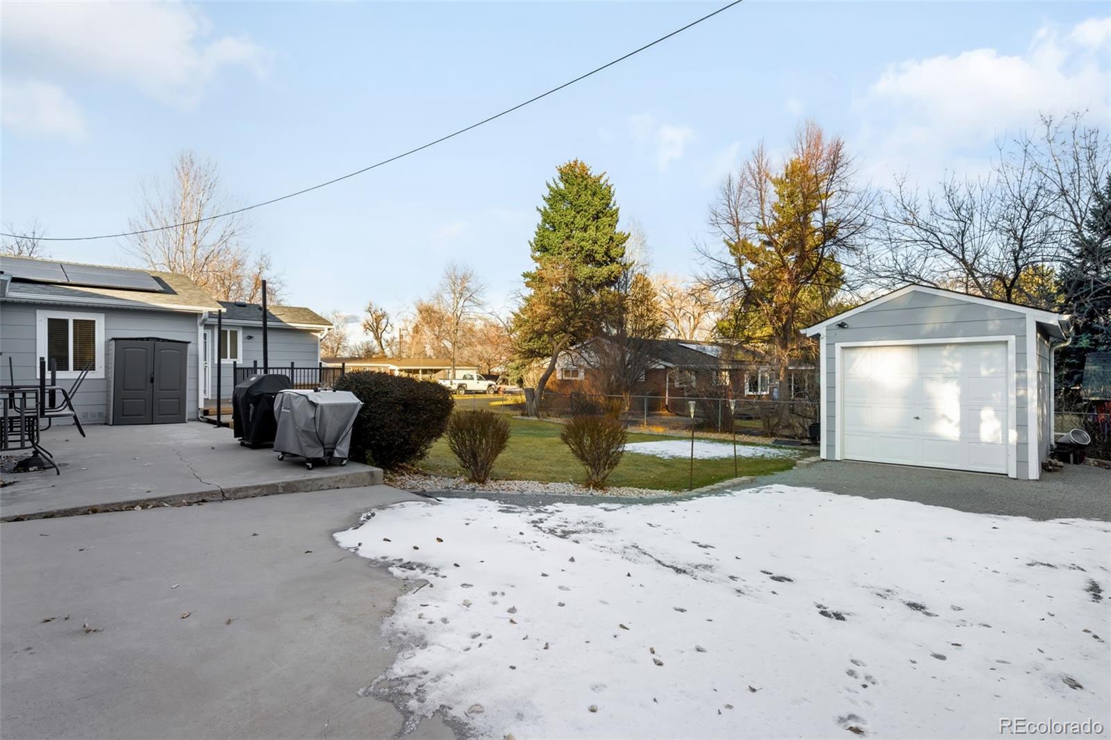 34 Skyline Drive Wheat Ridge, CO 80215 - Photo 38 of 45 a view of a backyard of the house