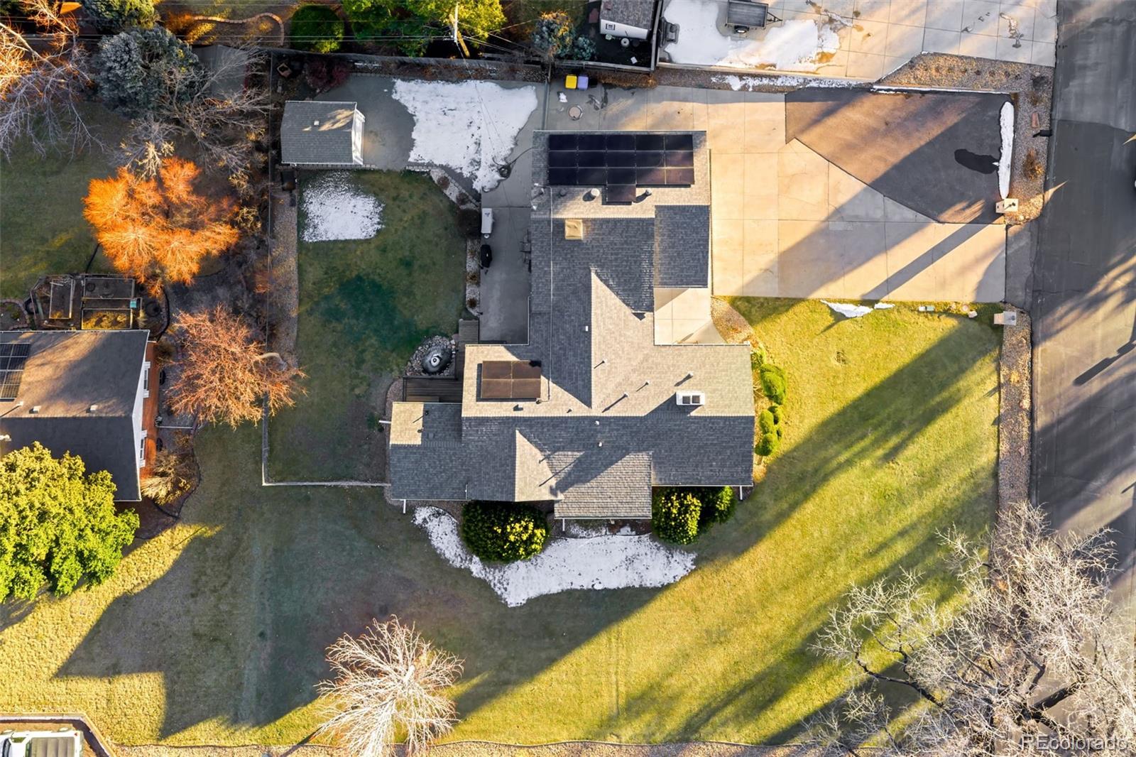 34 Skyline Drive Wheat Ridge, CO 80215 - Photo 41 of 45 an aerial view of residential houses with outdoor space