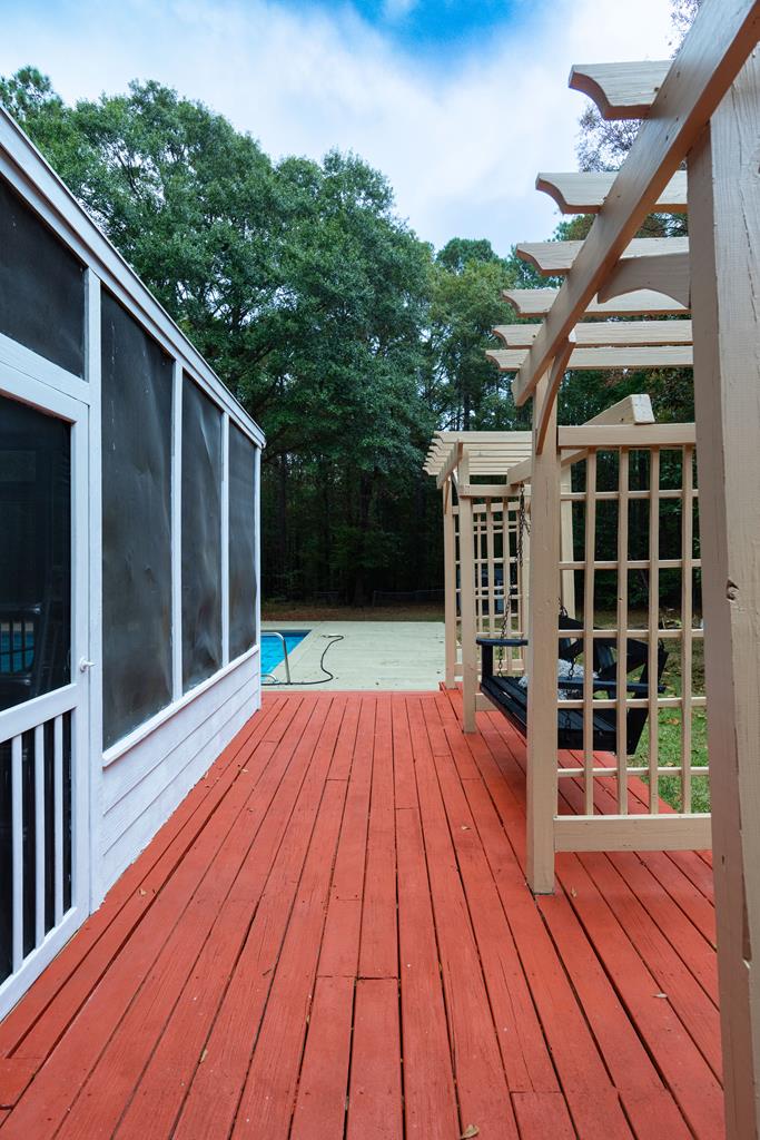 5135 Midland Trace Midland, GA 31820 - Photo 42 of 66 a view of outdoor space with deck and wooden floor