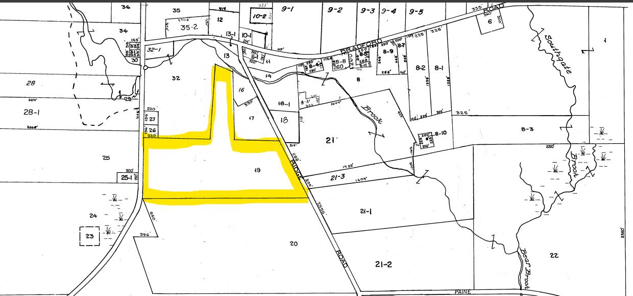 77 Ridge Road Charleston, ME 04422 - Photo 7 of 7 Tax Map with Highlight