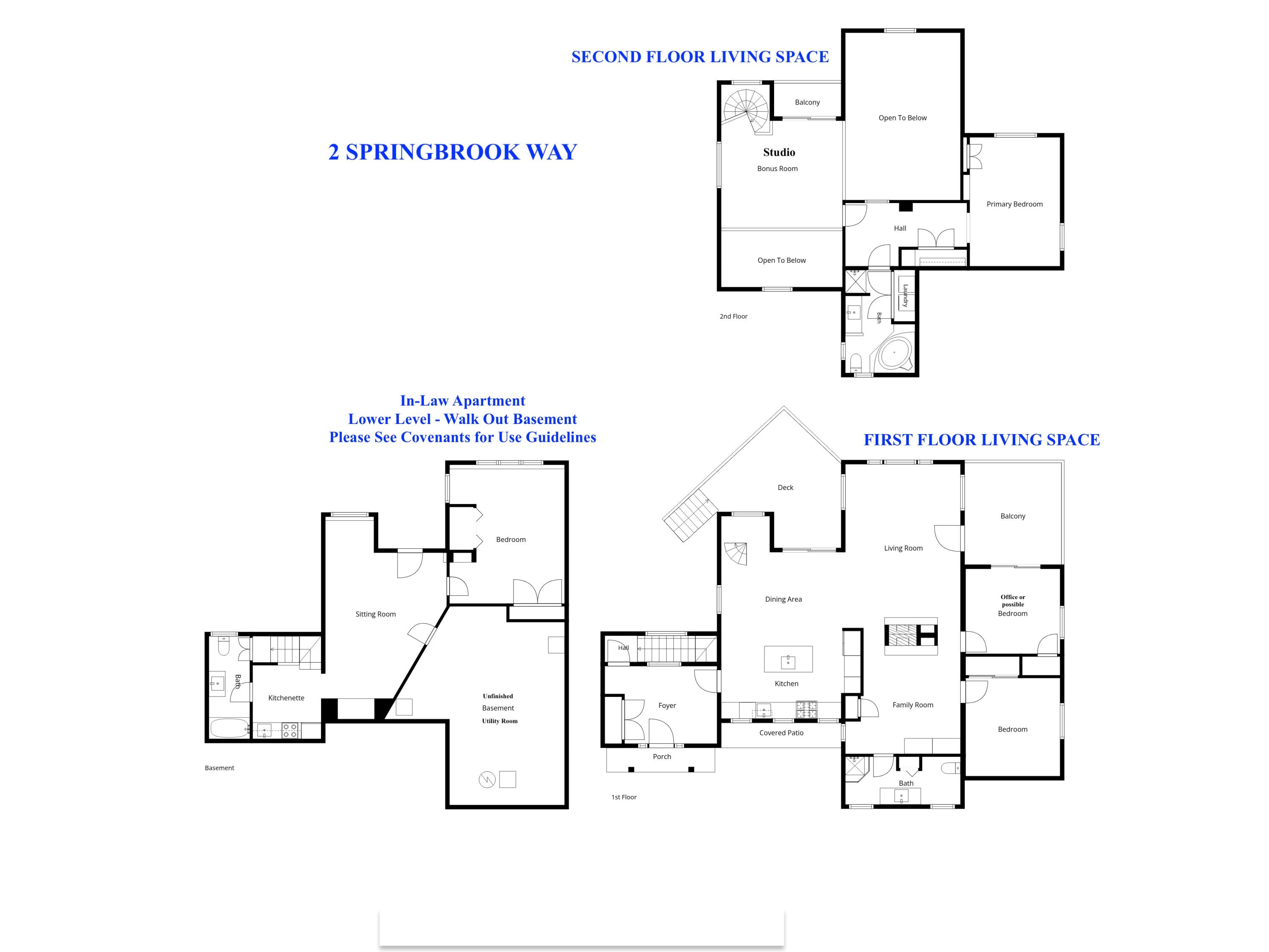 2 Springbrook Way Rockport, ME 04856 - Photo 86 of 86 Floor Plans-All Floors