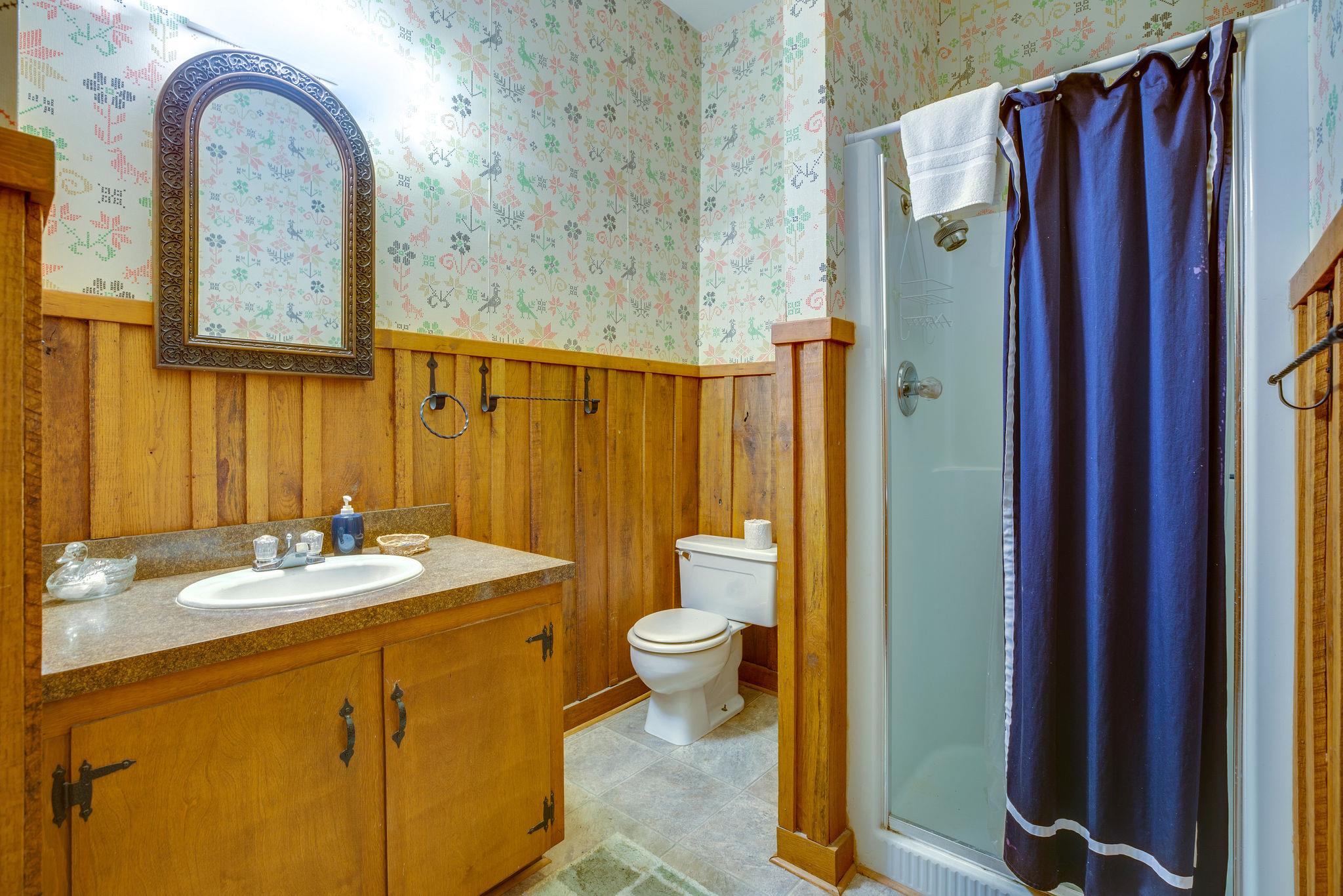 200 Cortner Mill Road Normandy, TN 37360 - Photo 28 of 30 a bathroom with a sink a toilet and shower