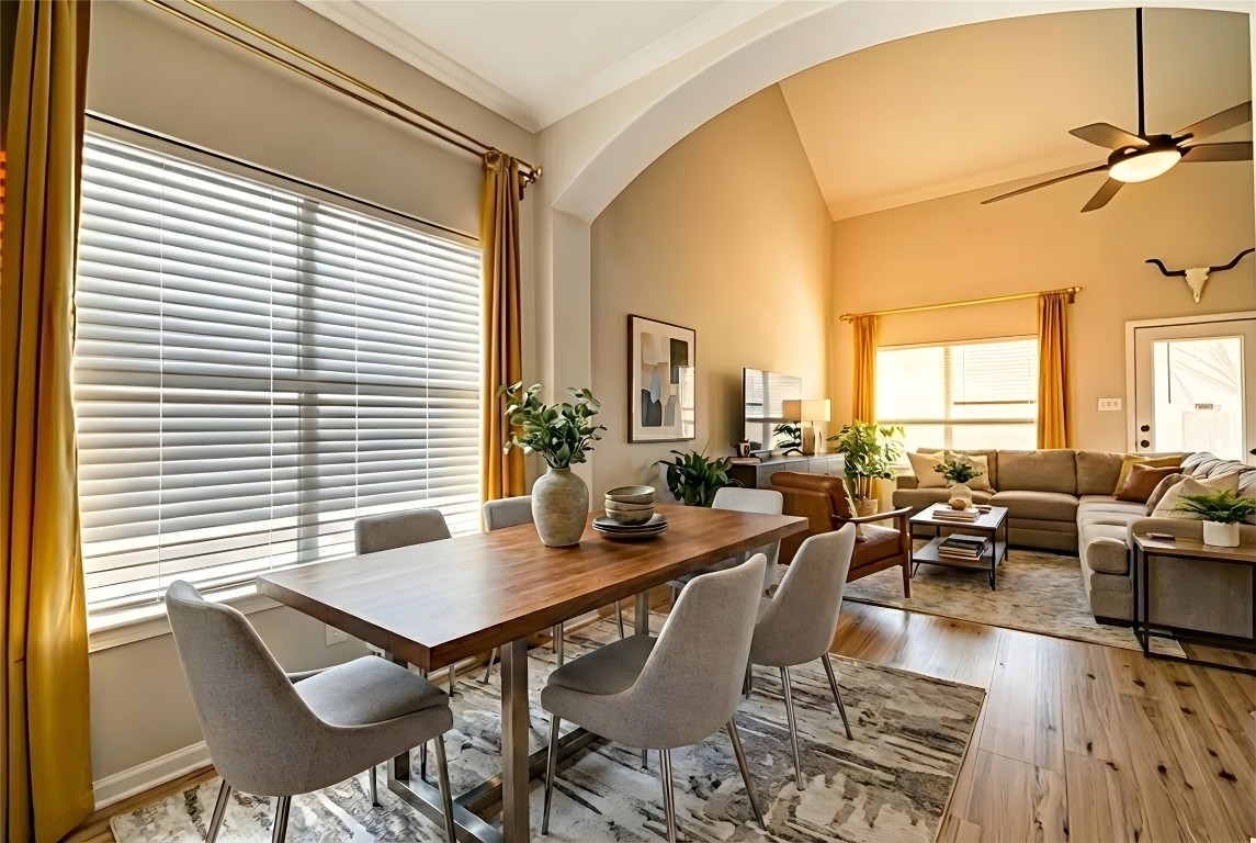 350 Carriage Way Kyle, TX 78640 - Photo 9 of 37 a view of a dining room with furniture and window