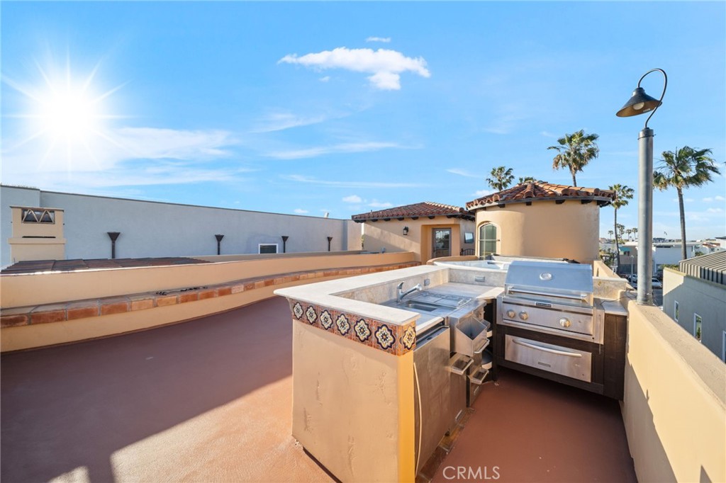 6 Green Turtle Road Coronado, CA 92118 - Photo 47 of 56 Rooftop Kitchen Area
