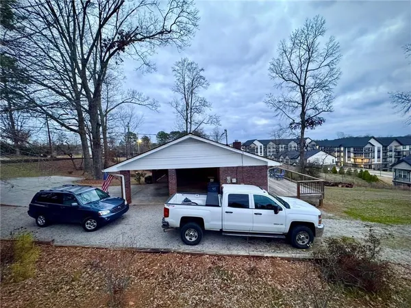 a view of a houses with a balcony