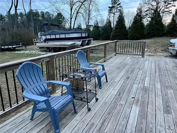 a front view of a building with street