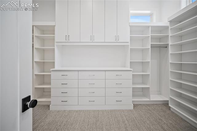 13525 Random Ridge View Colorado Springs, CO 80921 - Photo 28 of 43 Beautiful cabinets in primary master closet.