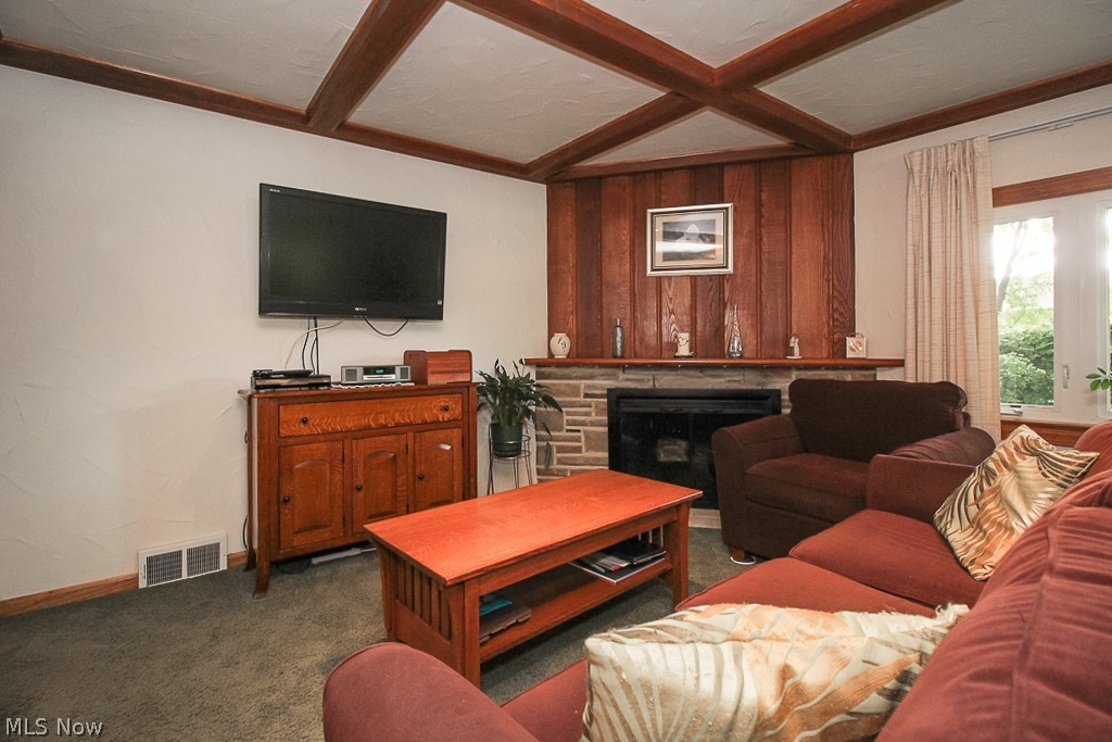 3849 Bainbridge Road Cleveland Heights, OH 44118 - Photo 6 of 25 Cozy up to the wood burning fireplace.