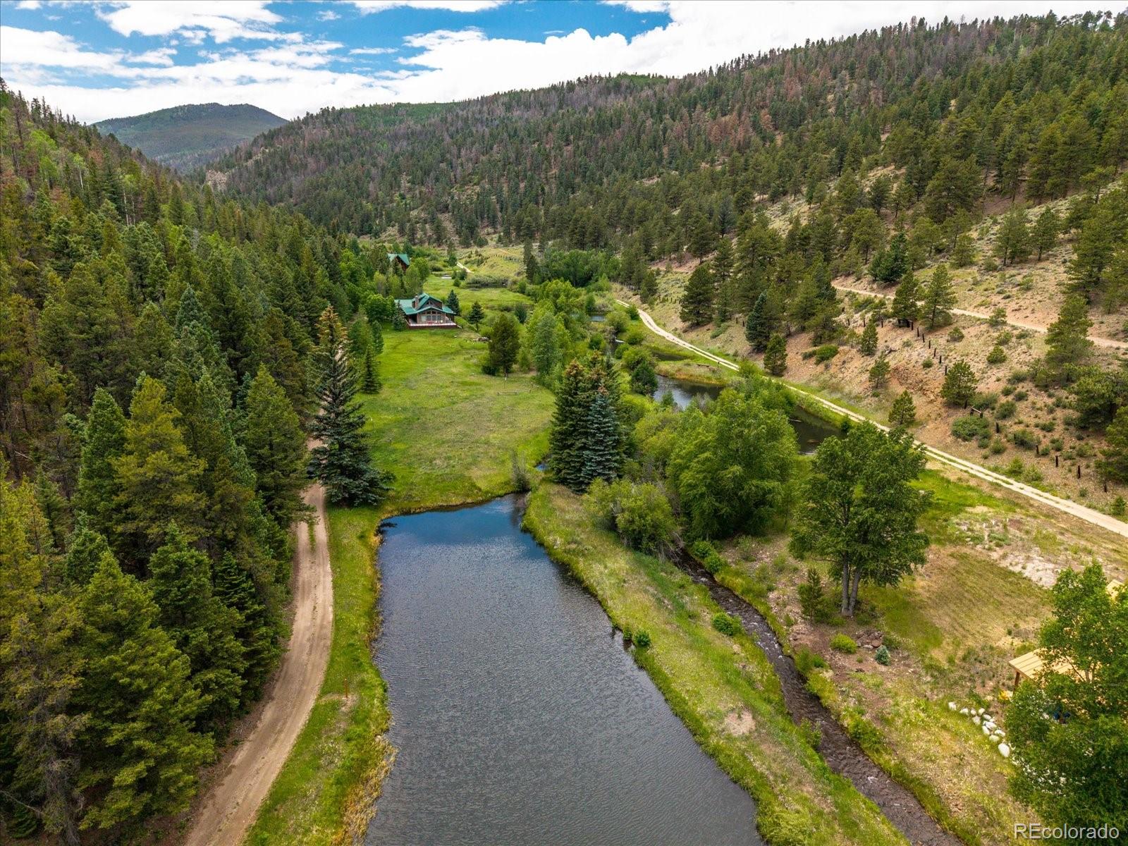 1021 Silver Lakes Road Villa Grove, CO 81155 - Photo 43 of 50 a view of a house with a yard