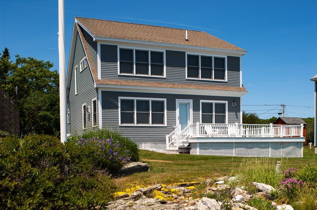 5 Salt Pond Point New Harbor, ME 04554 - Photo 21 of 27 A view of the house from the rocks....