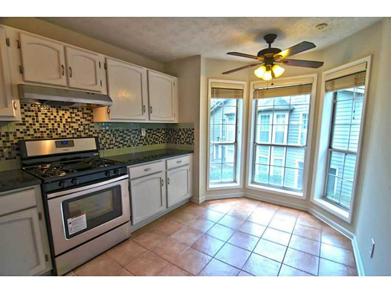 Kitchen. Welcome home to your huge, newly remodeled 2/2 top floor corner unit in a gated Buckhead community. Perfect location....moments to shopping, dining, MARTA, downtown, Virginia Highland & all highways!