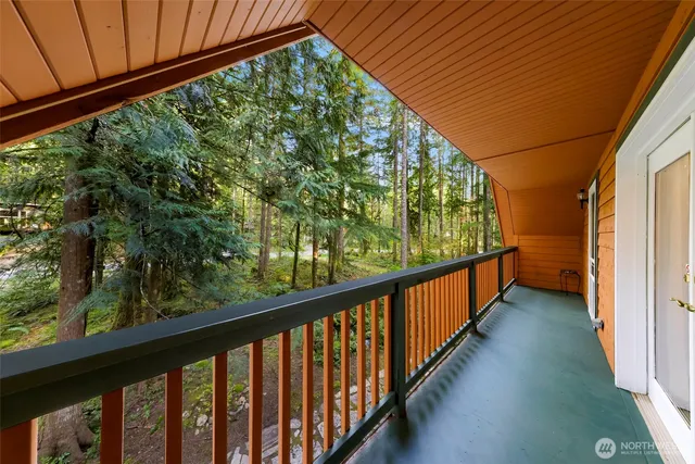 a city view from a balcony