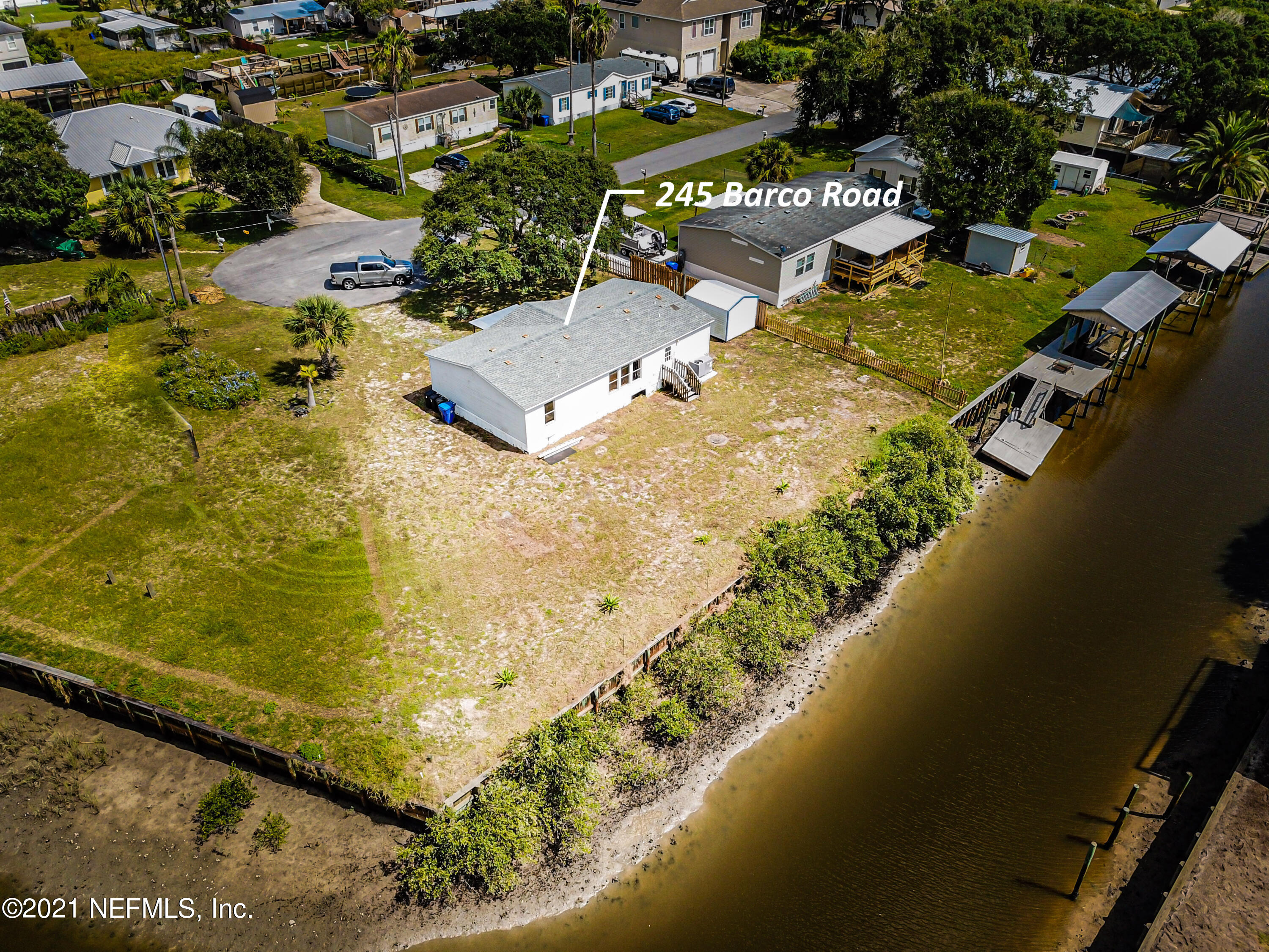 245 Barco Road St. Augustine, FL 32080 - Photo 3 of 35 Corner Lot on a canal