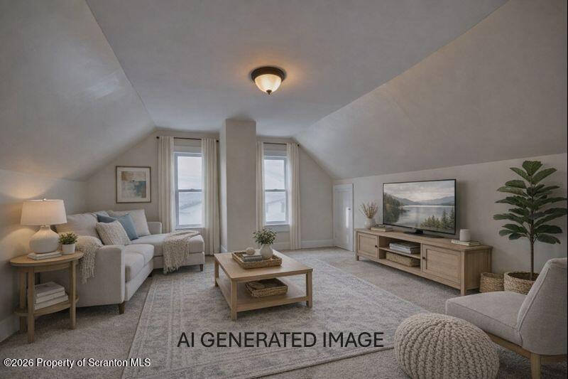 1025 Ridge Avenue Scranton, PA 18510 - Photo 40 of 49 a living room with furniture and a flat screen tv