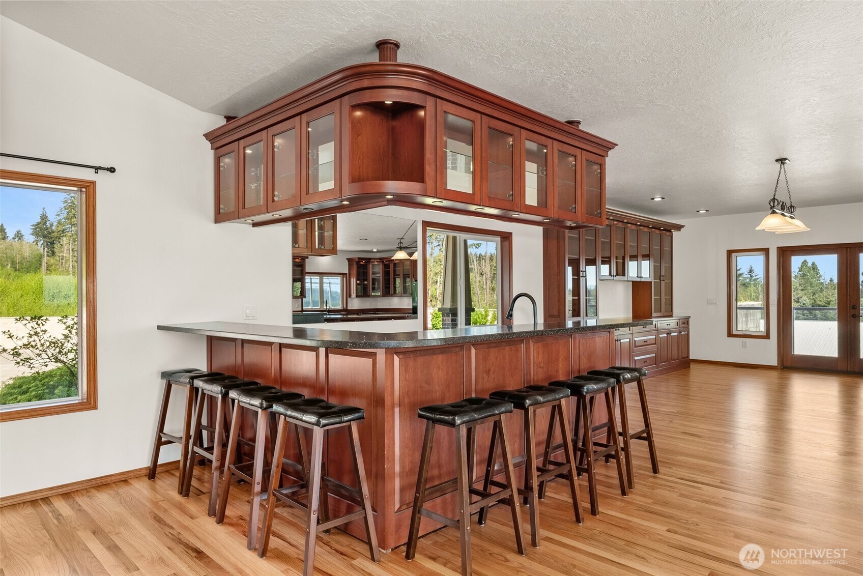 139 Coulson Road Chehalis, WA 98532 - Photo 13 of 40 a view of a dining room with furniture window and wooden floor