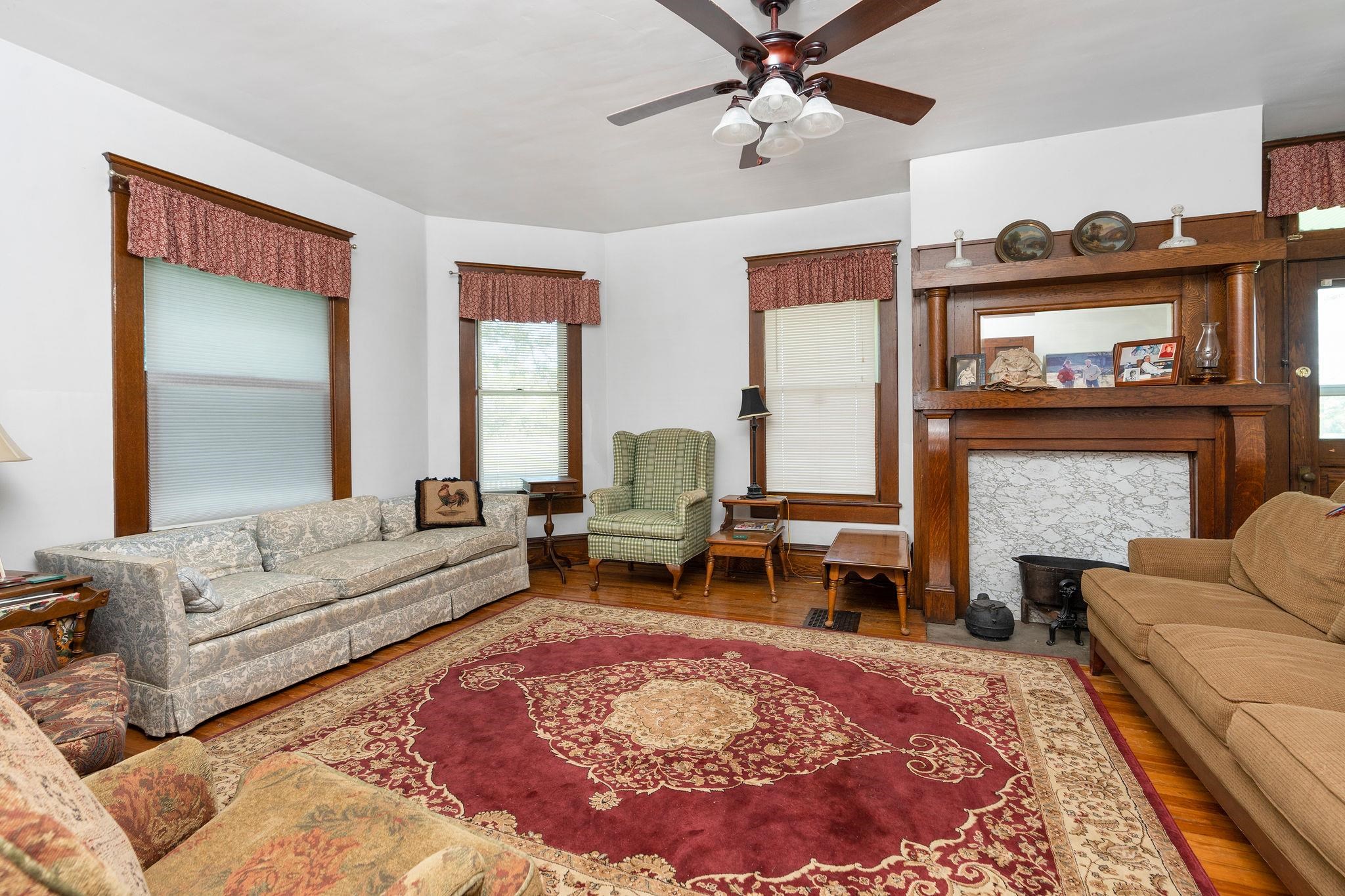 159 Buttermilk Road Mount Sidney, VA 24467 - Photo 10 of 75 a living room with furniture and a fireplace