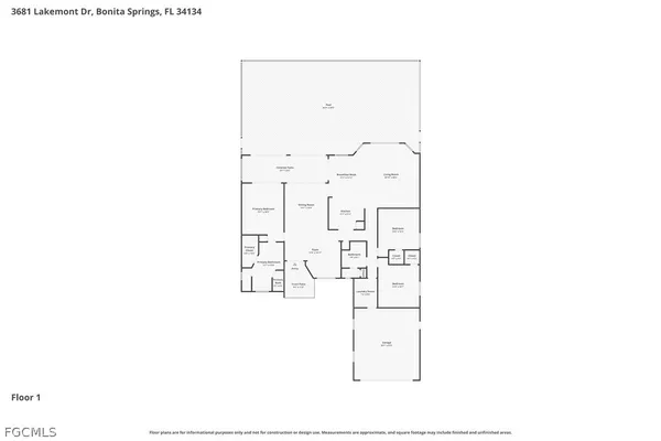 $1,085,000 | 3681 Lakemont Drive, Bonita Springs, FL 34134
