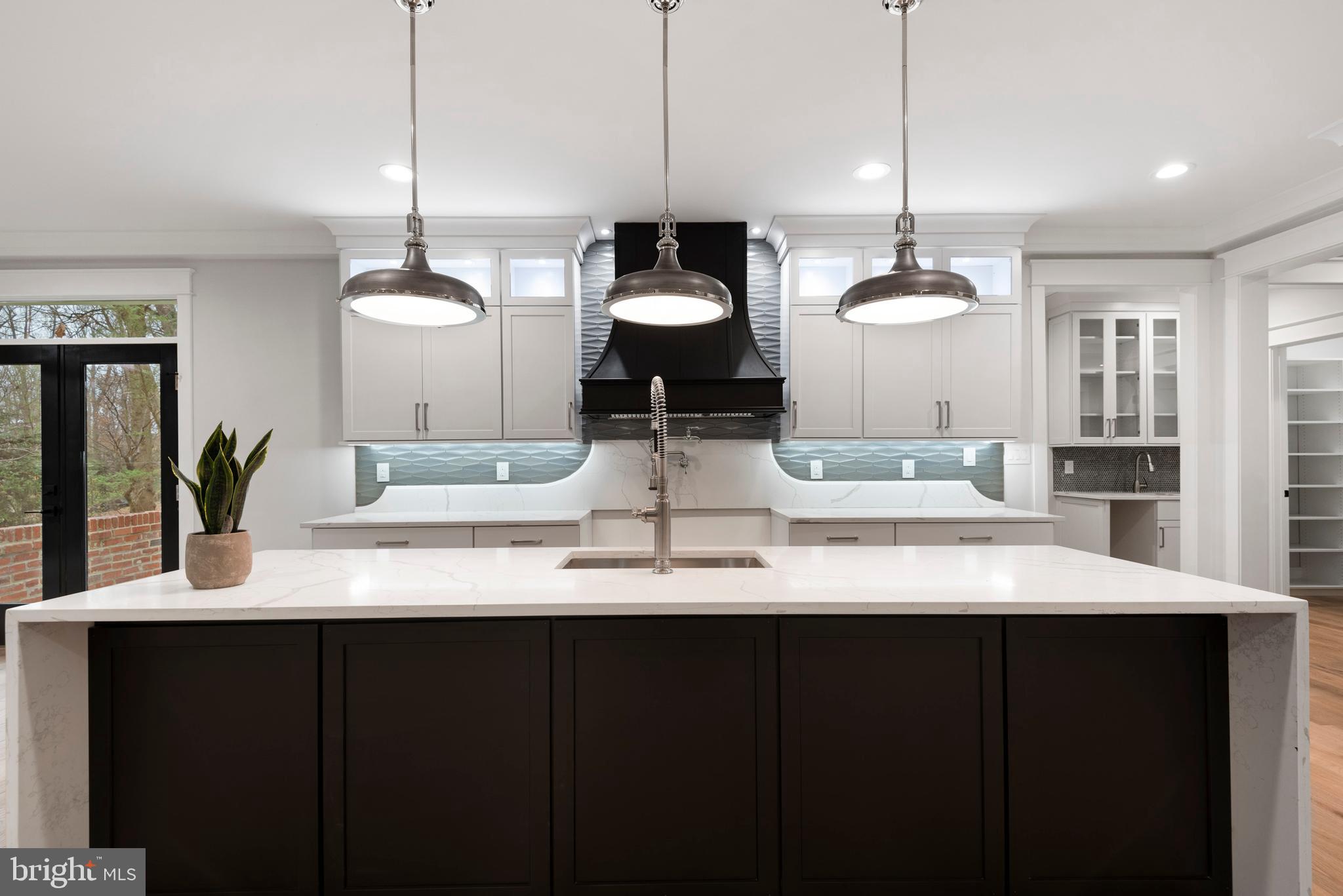 10 Crestline Road Wayne, PA 19087 - Photo 30 of 63 Kitchen View of Exit to Large Patio & Garage Entry