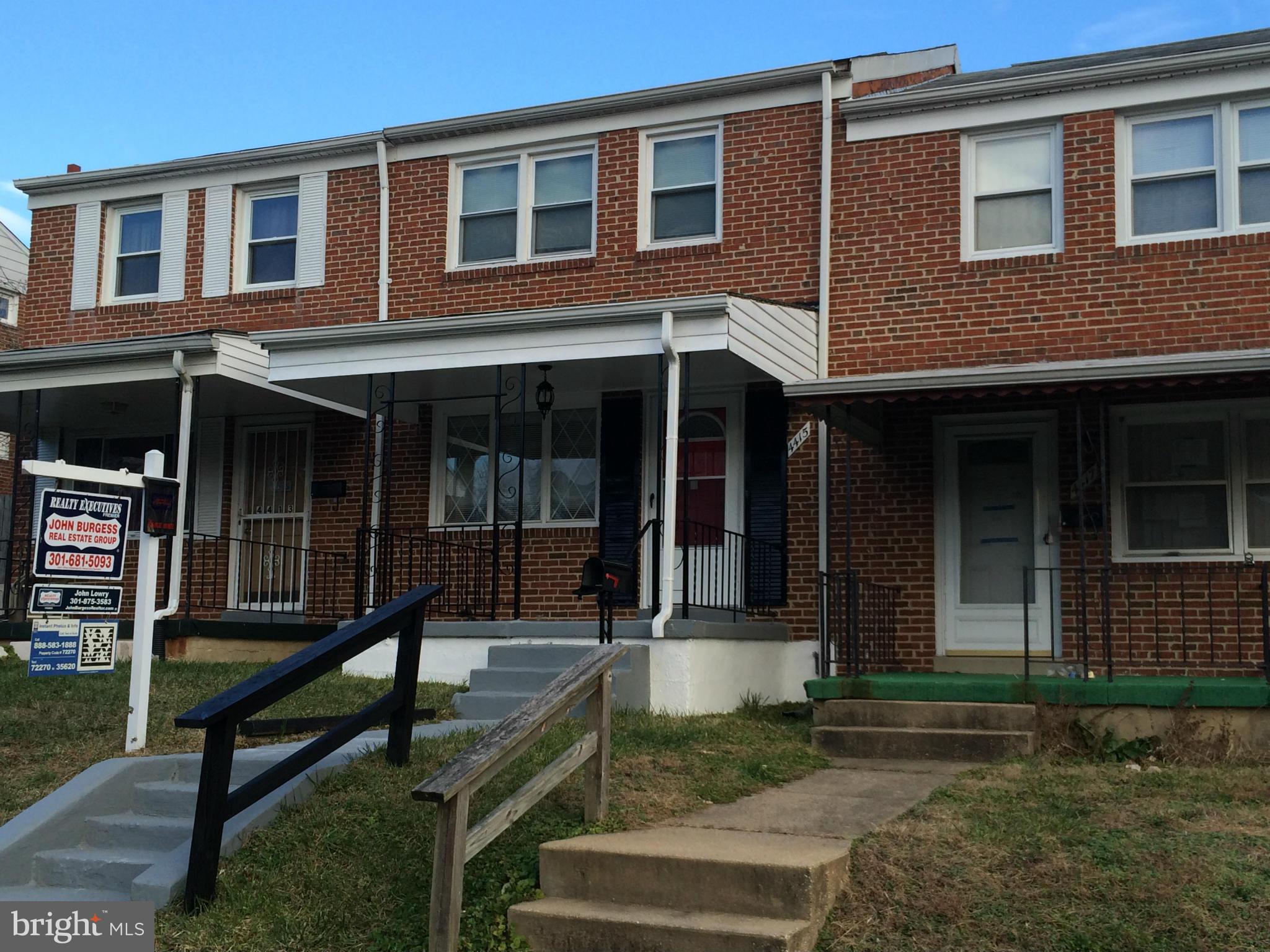 4415 Fenor Road Halethorpe, MD 21227 - Photo 2 of 29 a front view of a house with a porch