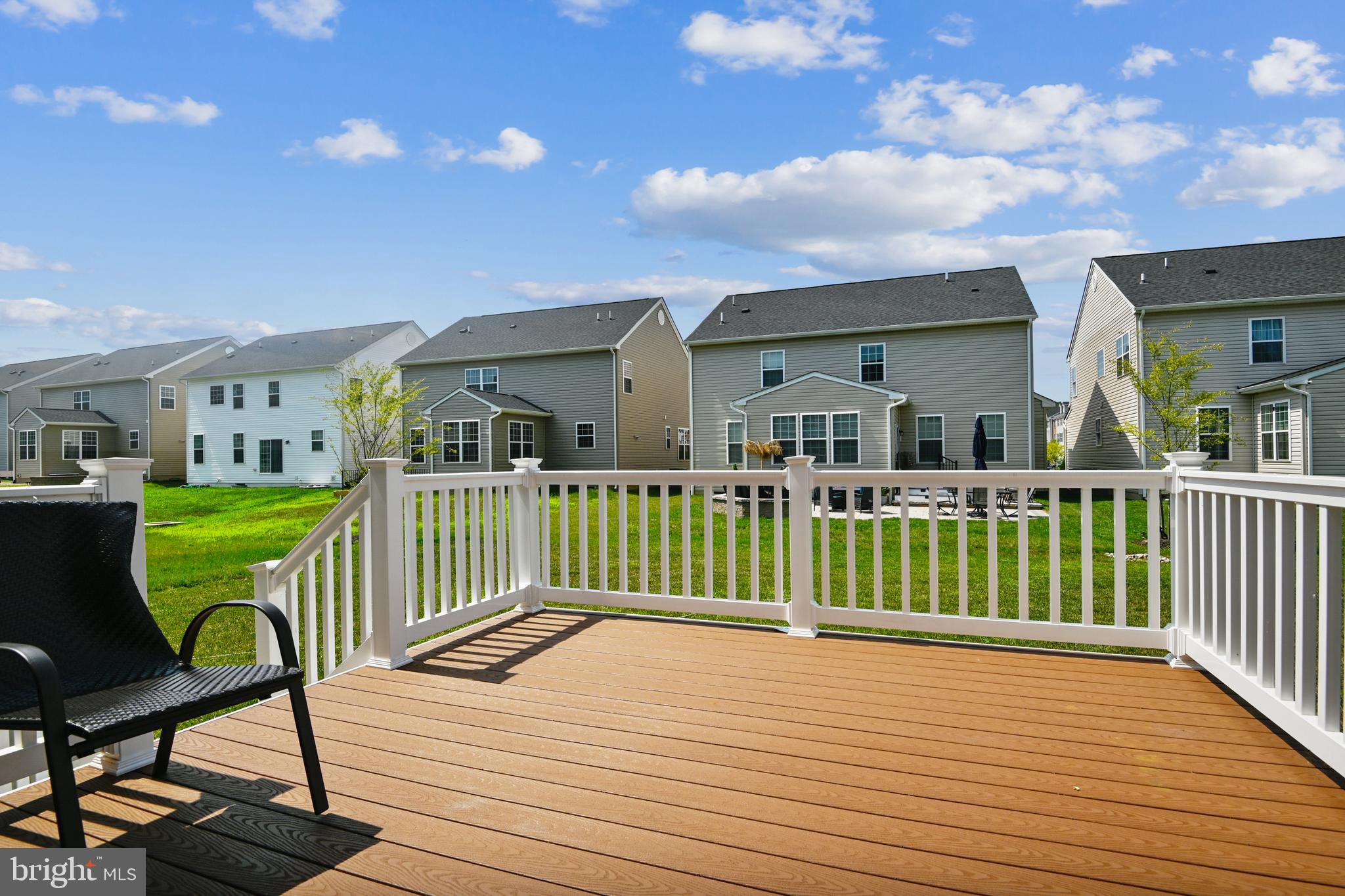 12 Trout Run Road Middle River, MD 21220 - Photo 35 of 45 Maintenance free trex deck with a vinyl railing