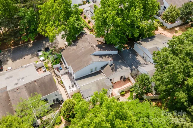 an aerial view of residential house with outdoor space