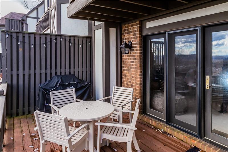 Deck off of family room.